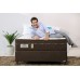 Conjunto Cama Box Gazin Casal de Molas Country King - Casal